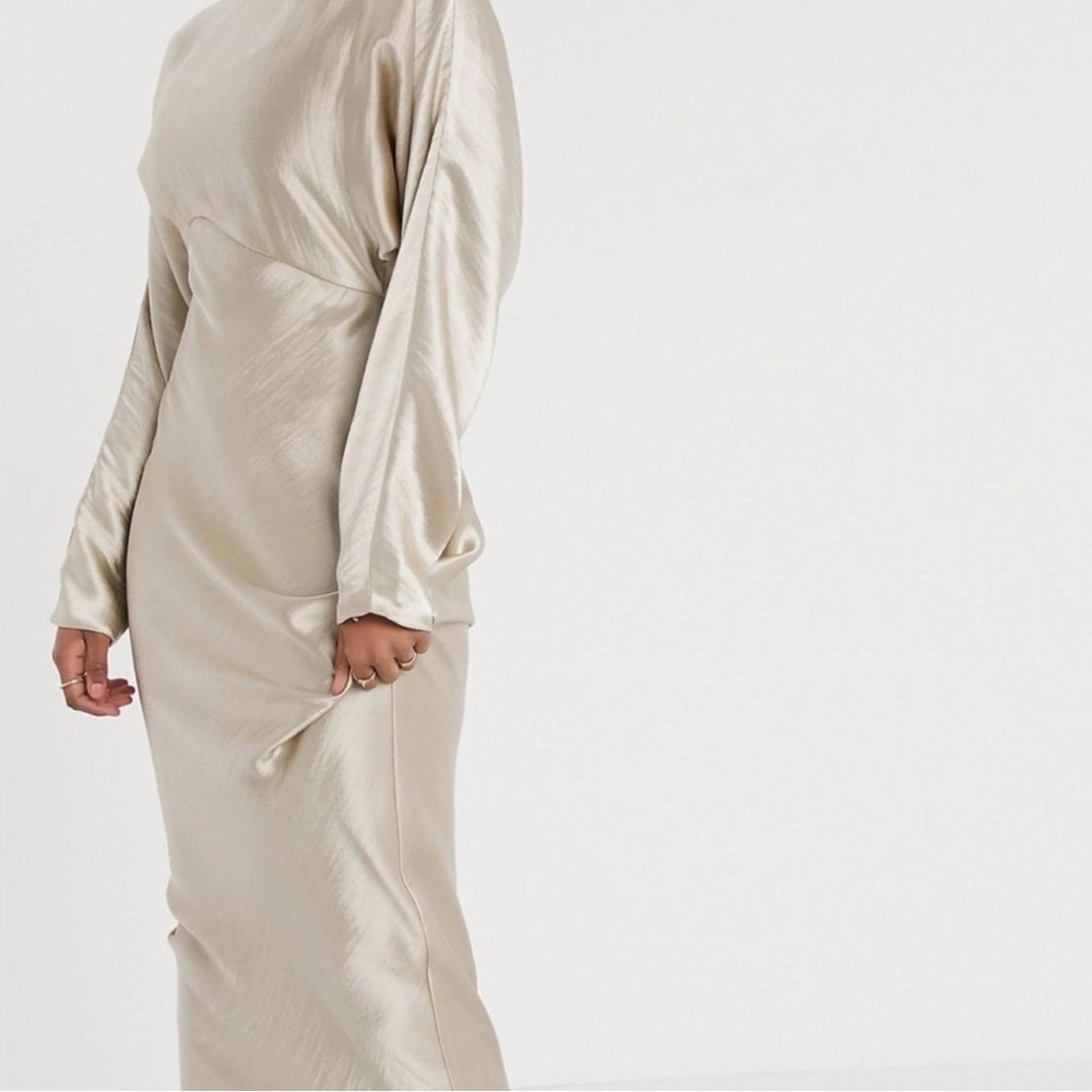 ASOS Design batwing bias cut maxi dress